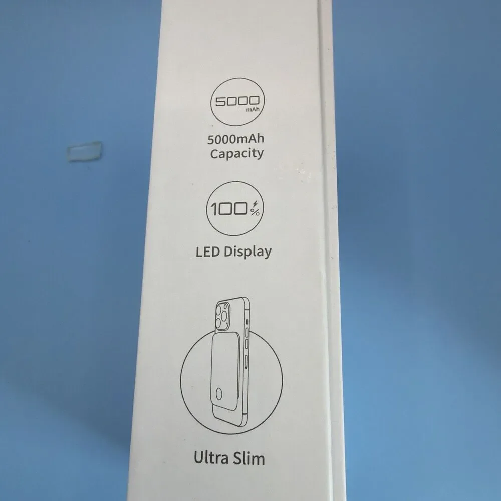 iWALK Magnetic SLIM portable Charger 5000mAh Sealed In Box - Why- Digital Disp